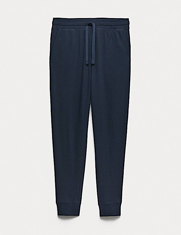 Pure Cotton Waffle Loungewear Bottoms - VN