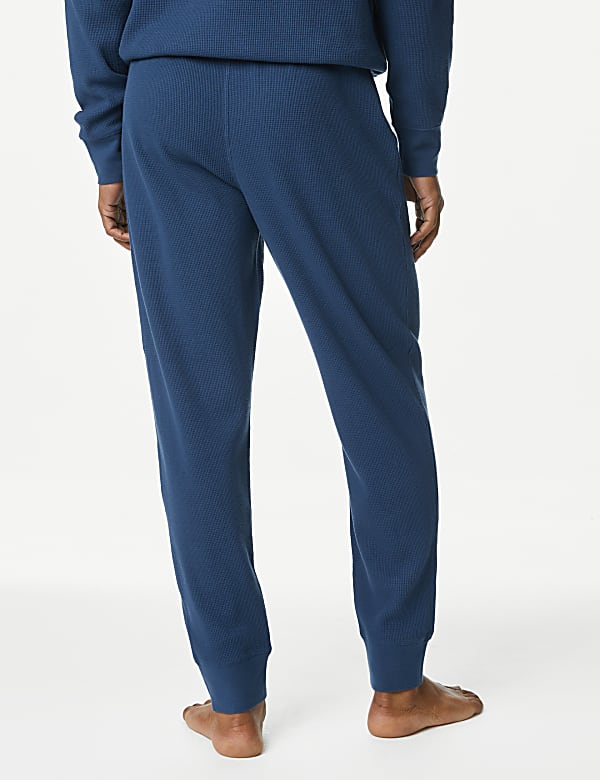 Pure Cotton Waffle Loungewear Bottoms