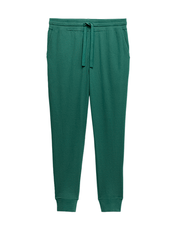 Pure Cotton Waffle Loungewear Bottoms