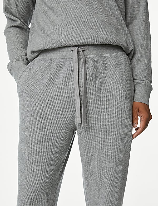 Pure Cotton Waffle Loungewear Bottoms