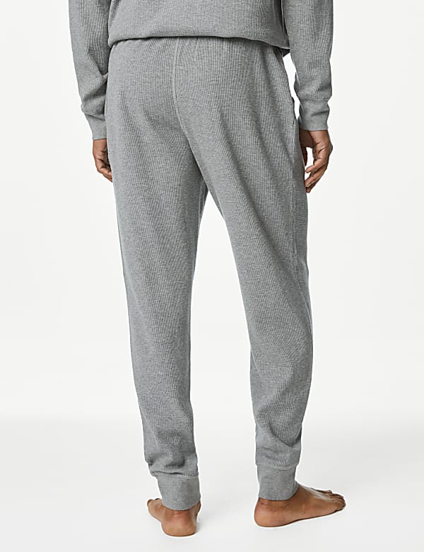 Pure Cotton Waffle Loungewear Bottoms