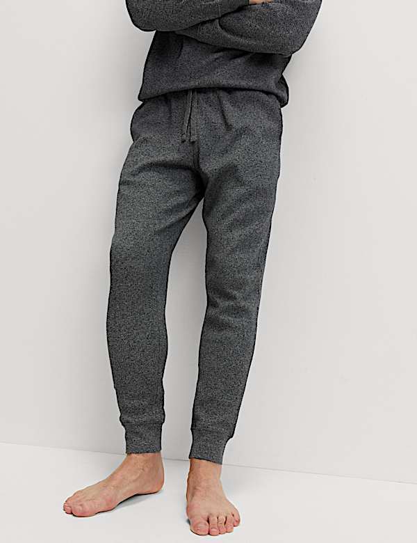 Pure Cotton Waffle Loungewear Bottoms