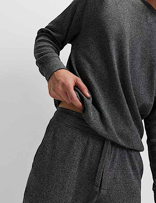 Pure Cotton Waffle Loungewear Bottoms