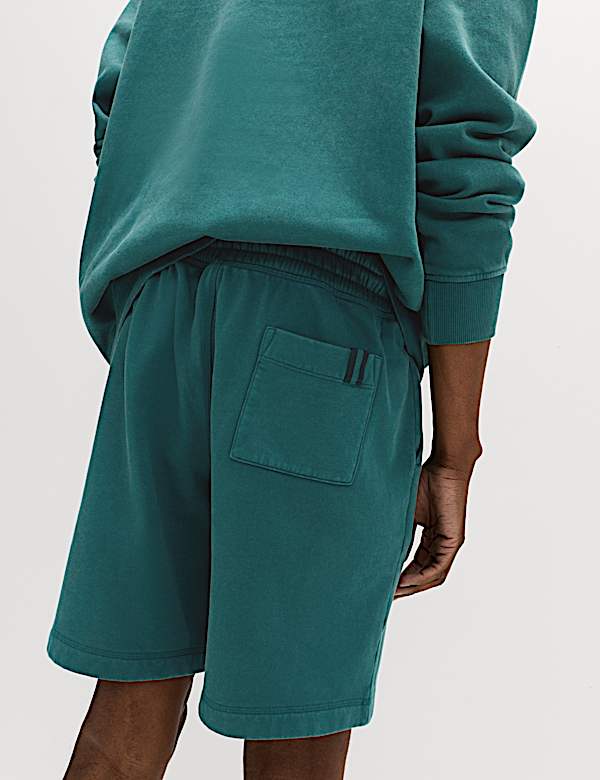 Cotton Rich Garment Wash Pyjama Shorts - CZ