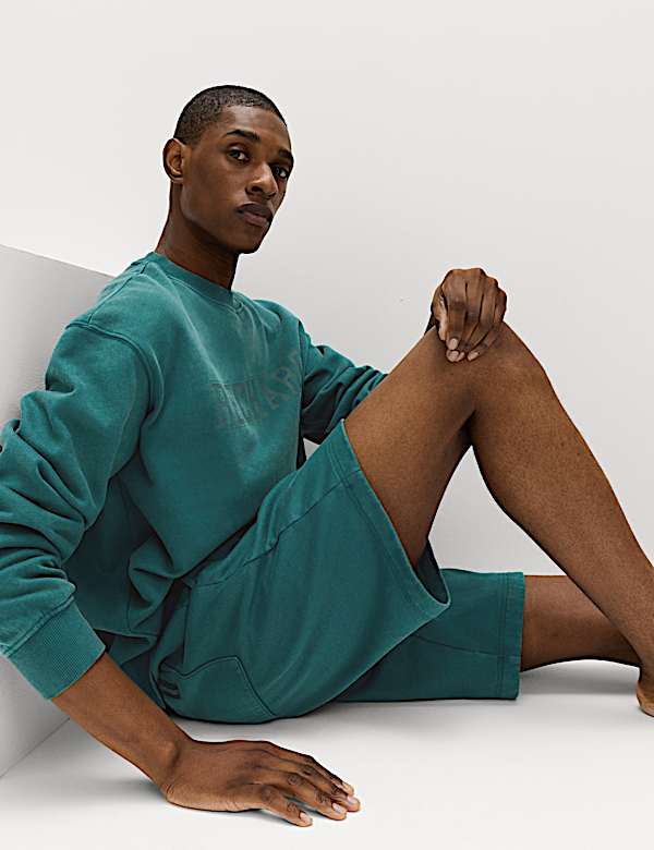 Cotton Rich Garment Wash Pyjama Shorts - CZ