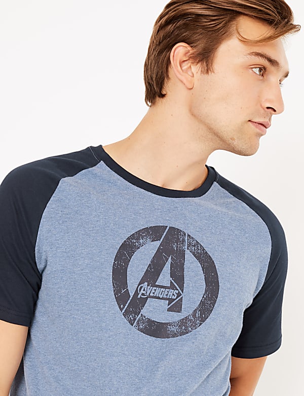 Cotton Marvel Avengers™ Logo Pyjama Set