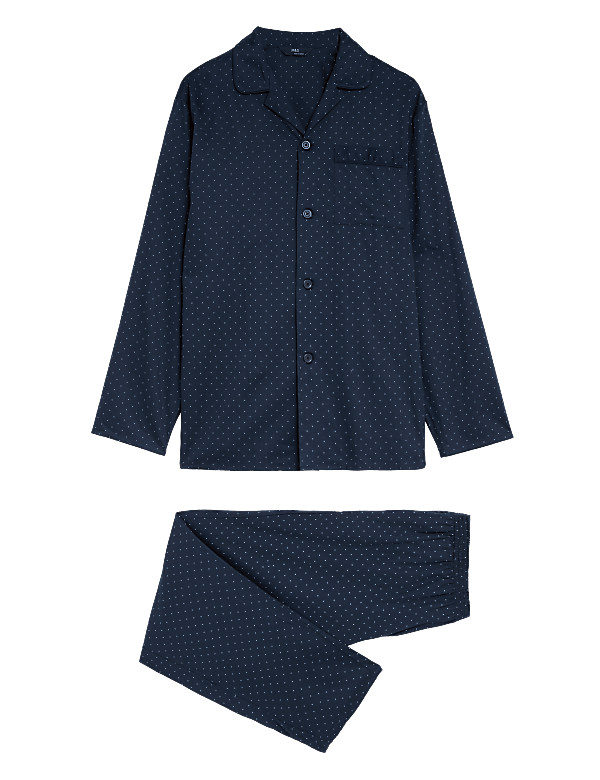 Pure Cotton Polka Dot Pyjama Set