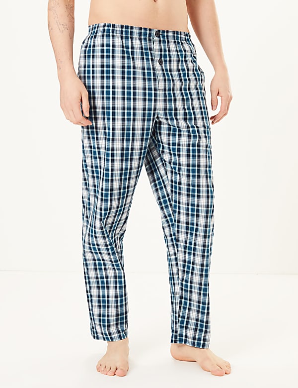 Pure Cotton Checked Pyjama Set