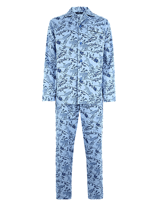 Pure Cotton Jungle Print Pyjama Set