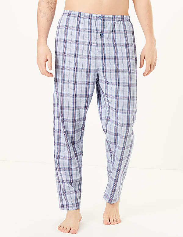Pure Cotton Checked Pyjama Set