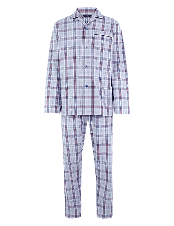Pure Cotton Checked Pyjama Set