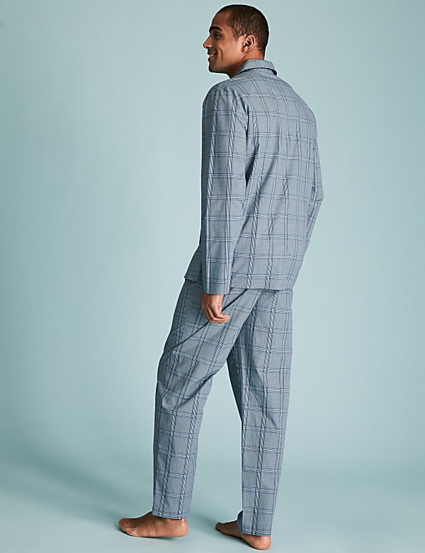 Pure Cotton Checked Pyjama Set