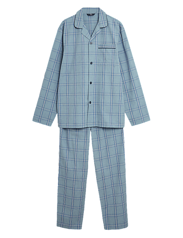 Pure Cotton Checked Pyjama Set