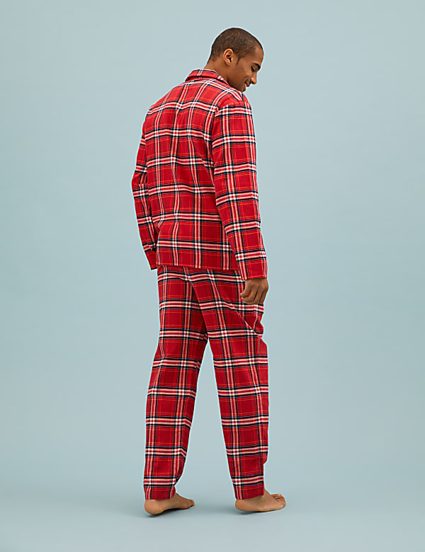 Men's Checked Family Pyjama Set