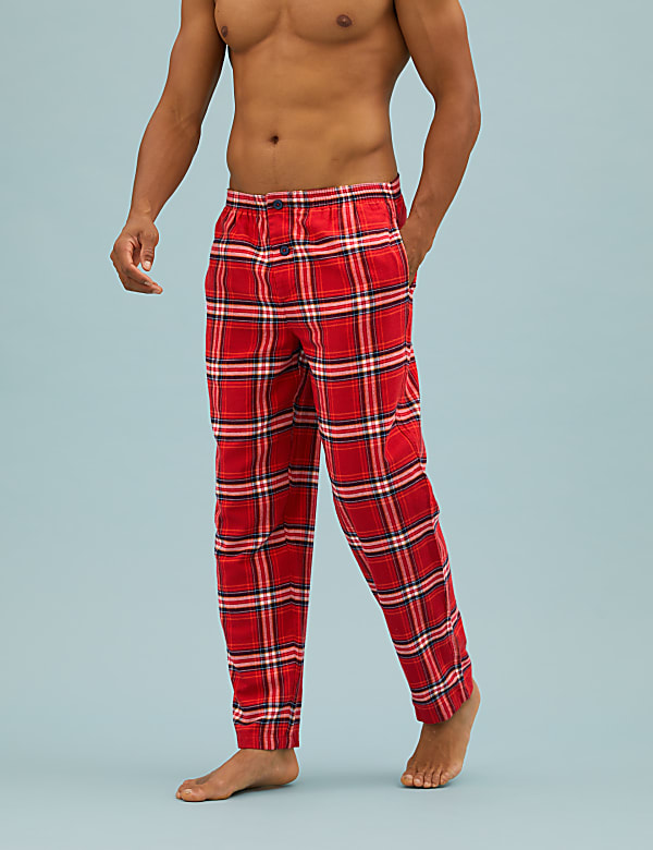 Men's Checked Family Pyjama Set