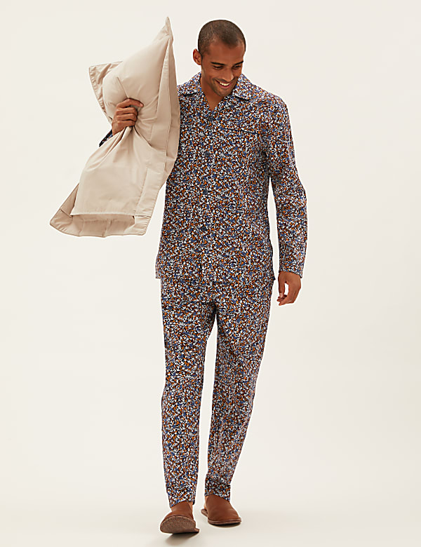 Pure Cotton Bird Print Pyjama Set