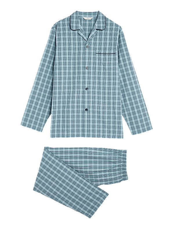 Pure Cotton Checked Pyjama Set