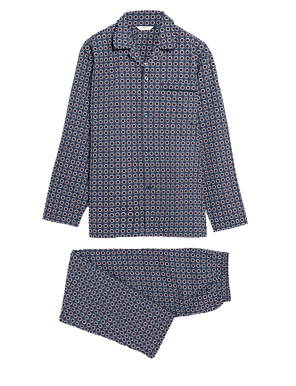 Pure Cotton Mosaic Print Pyjama Set