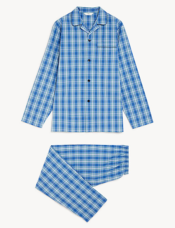 Pure Cotton Checked Pyjama Set