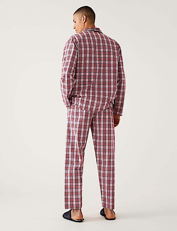 Pure Cotton Checked Pyjama Set