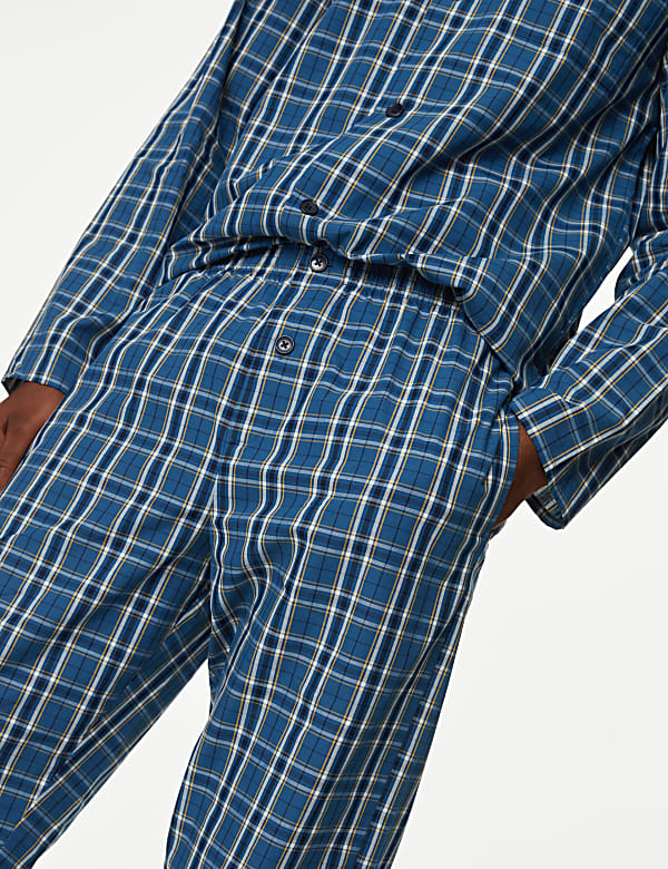 Pure Cotton Checked Pyjama Set
