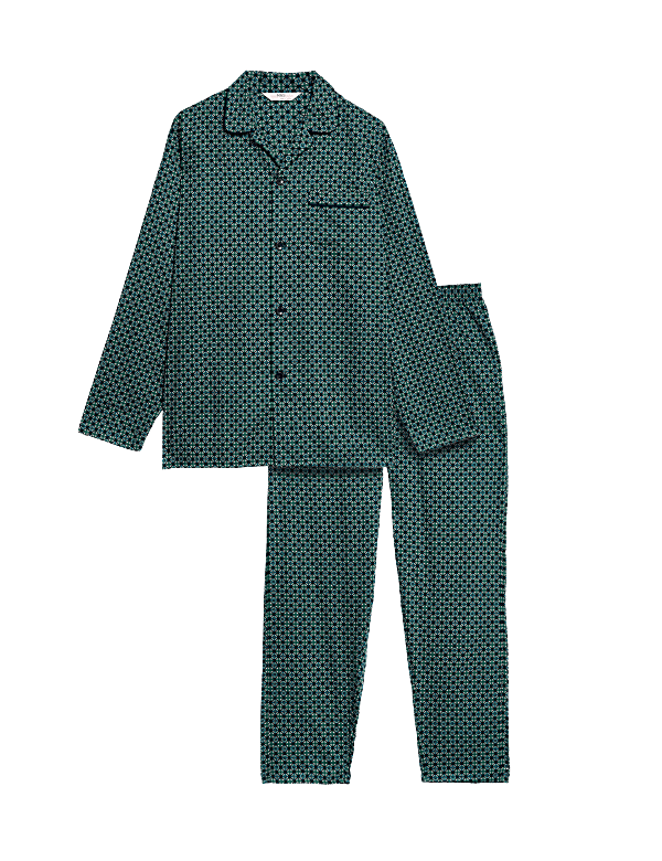 Pure Cotton Mosaic Print Pyjama Set