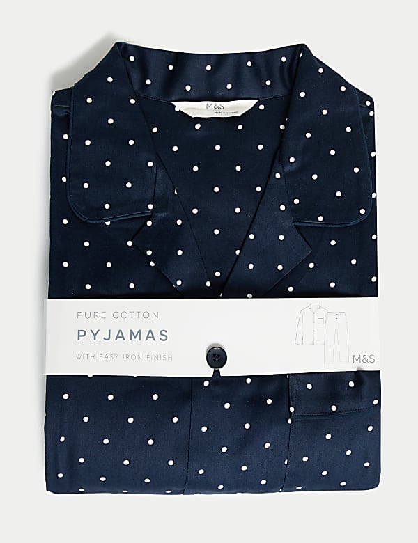 Pure Cotton Polka Dot Pyjama Set