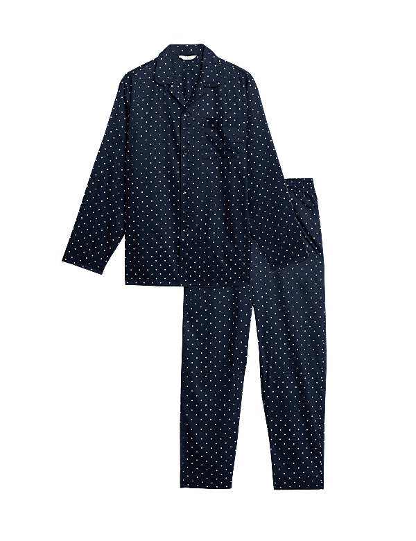 Pure Cotton Polka Dot Pyjama Set