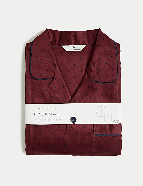 Pure Cotton Polka Dot Pyjama Set