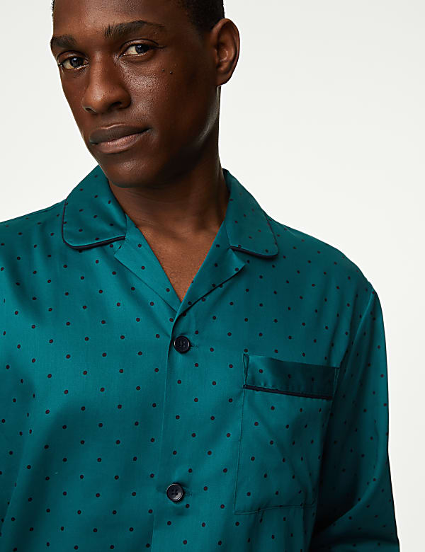 Pure Cotton Polka Dot Pyjama Set - CH