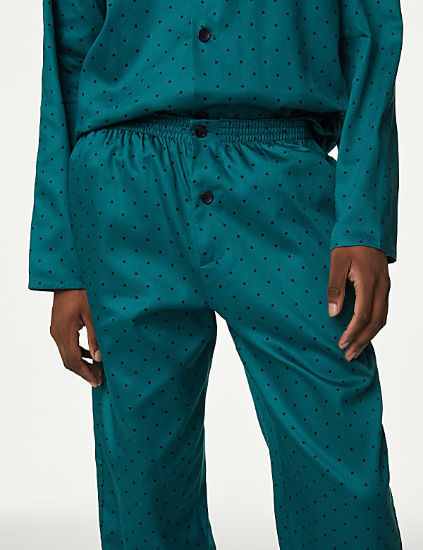 Pure Cotton Polka Dot Pyjama Set - CH