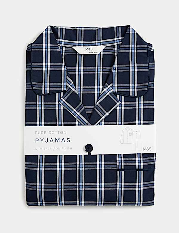Pure Cotton Checked Pyjama Set