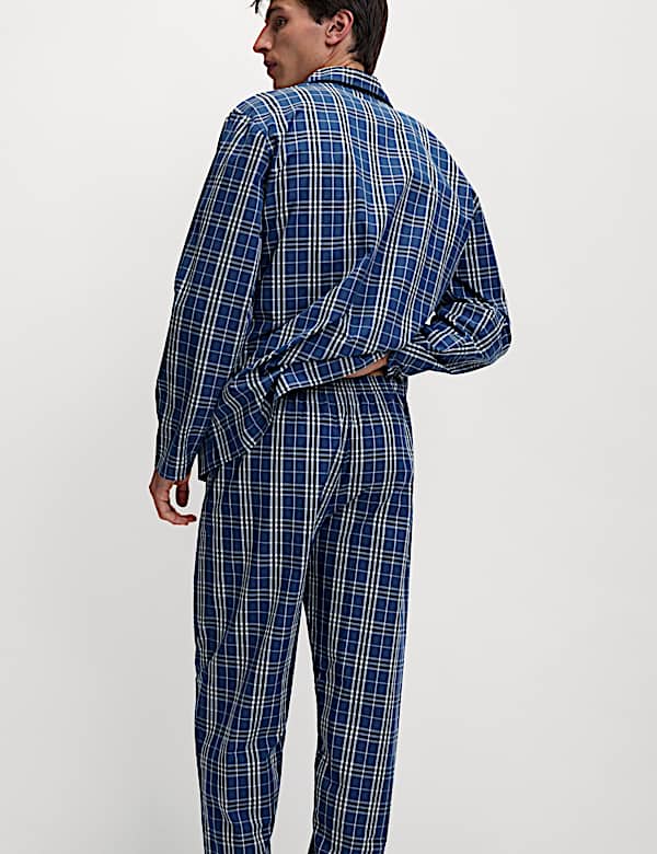 Pure Cotton Checked Pyjama Set