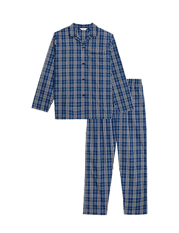 Pure Cotton Checked Pyjama Set