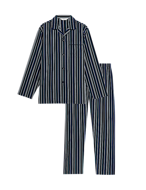 Pure Cotton Striped Pyjama Set