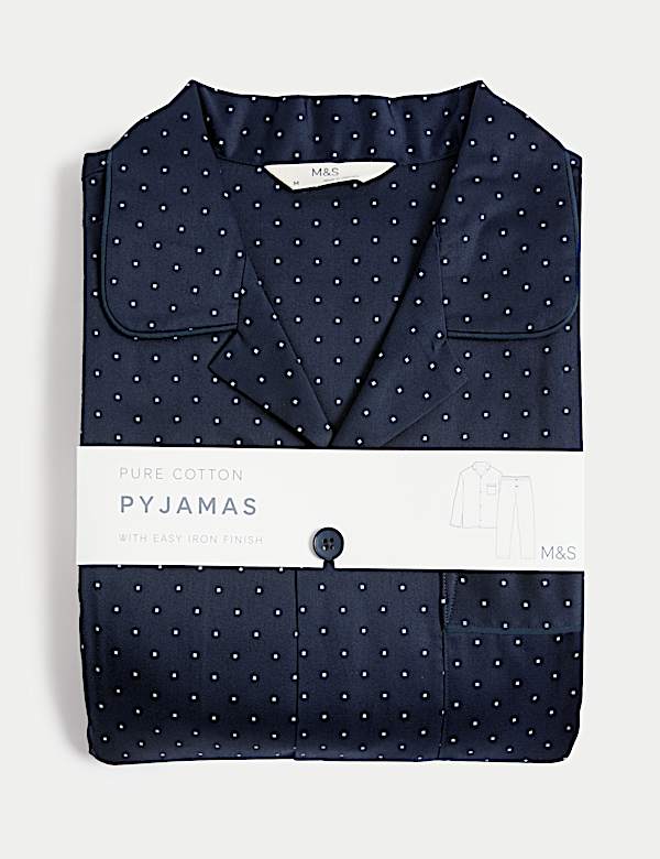 Pure Cotton Polka Dot Pyjama Set