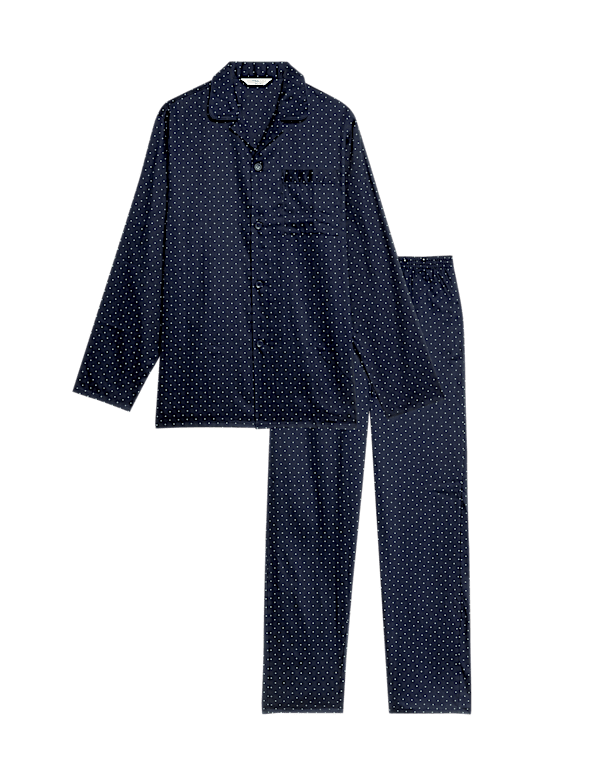 Pure Cotton Polka Dot Pyjama Set