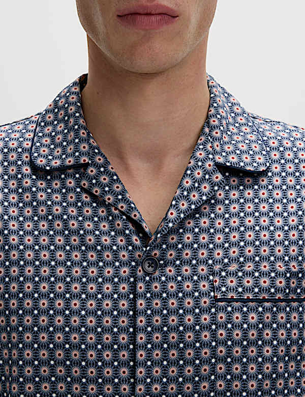 Pure Cotton Mosaic Pyjama Set