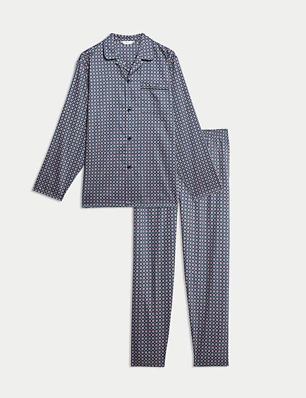 Pure Cotton Mosaic Pyjama Set - US