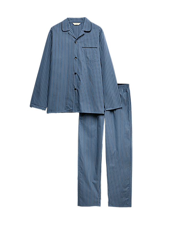 Pure Cotton Striped Pyjama Set