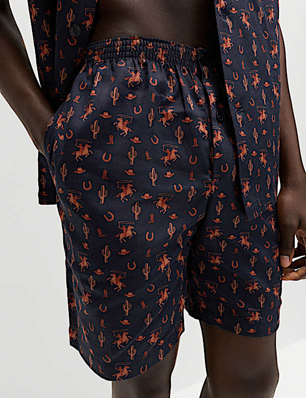 Pijama 100 % algod&oacute;n con estampado de cowboy - ES