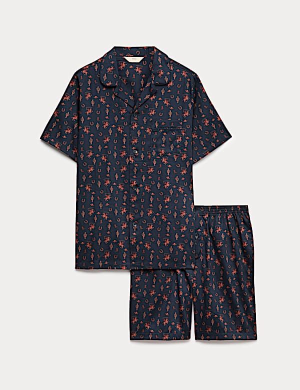 Pijama 100 % algod&oacute;n con estampado de cowboy - ES