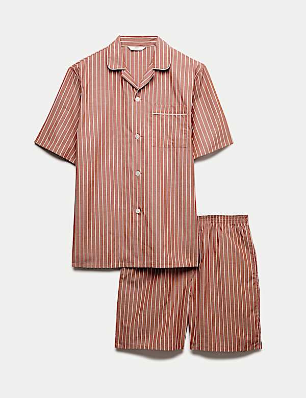 Pure Cotton Striped Pyjama Set - BE