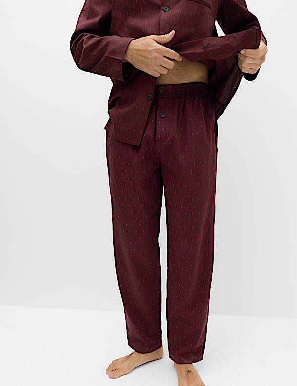 Ensemble pyjama 100 % coton &agrave; imprim&eacute; foulard fleuri - CA