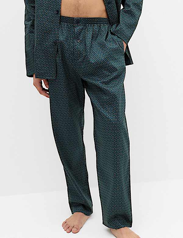 Pure Cotton Mosaic Print Pyjama Set - MV
