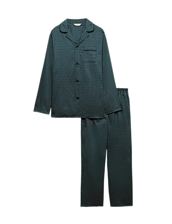 Pure Cotton Mosaic Print Pyjama Set