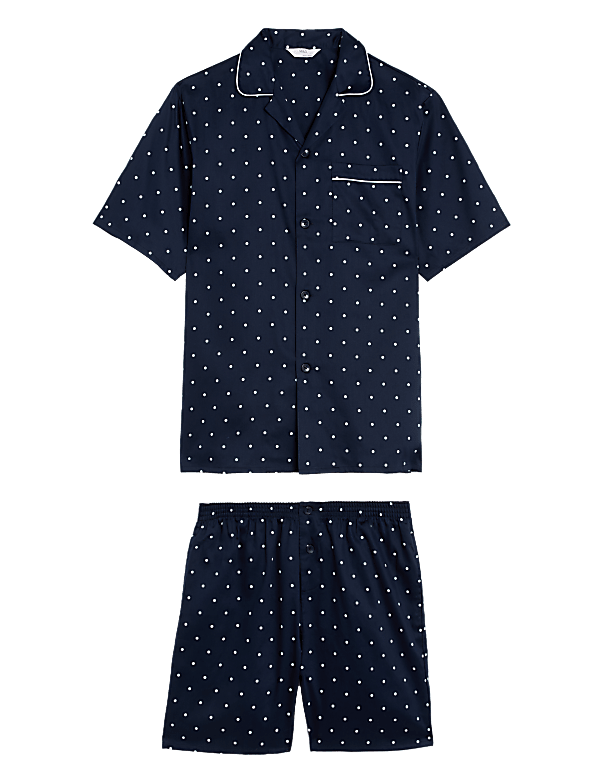 Pure Cotton Polka Dot Pyjama Set