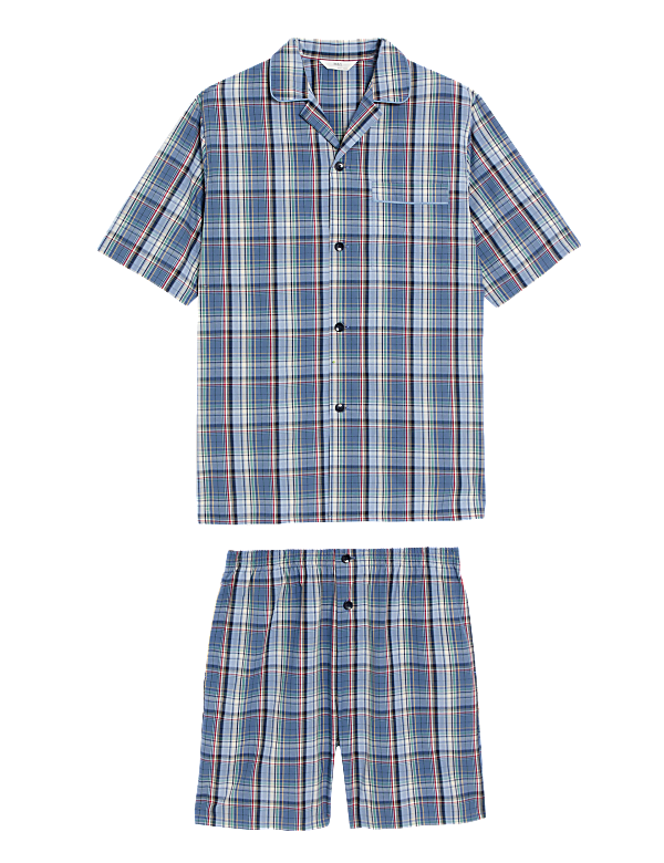 Pure Cotton Checked Pyjama Set