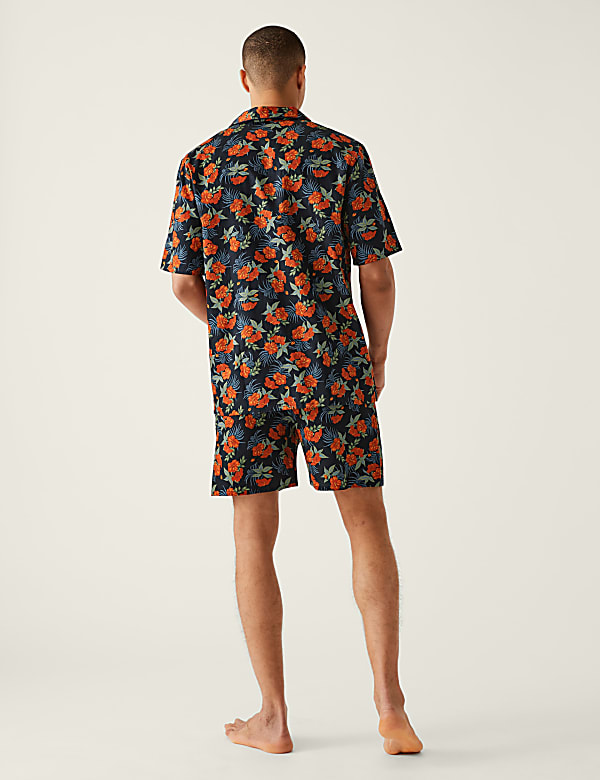 Pure Cotton Floral Print Pyjama Set