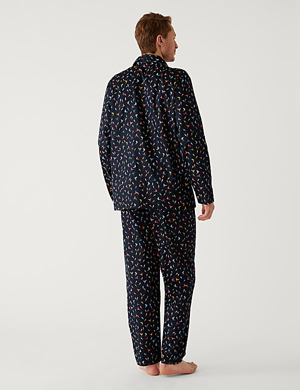 Pure Cotton Budgie Print Pyjama Set